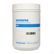 Contec SATWIPES SWCN0089 Empty IPA Canister for 6 in x 9 in Roll (Case of 10)