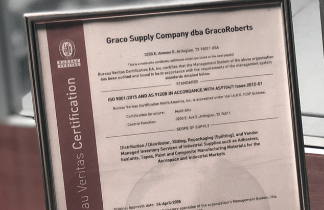 GracoRoberts certificate