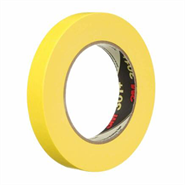3M 301+ Yellow Performance Masking Tape 6.3 mil x 24 mm x 55 m Roll